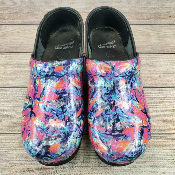 Dansko Professional Patent Leather Clogs Women's Size 37 - Picture 2 of 9